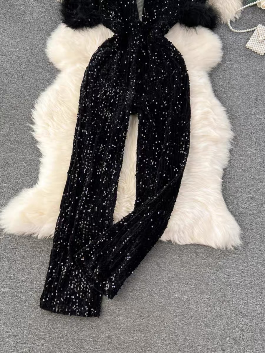 On the list for sequin jumpsuit JRZZ647 images